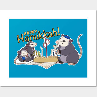 Hanukkah possums Posters and Art